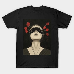 Blind Faith: Blind Leading the Blind on a Dark Background T-Shirt